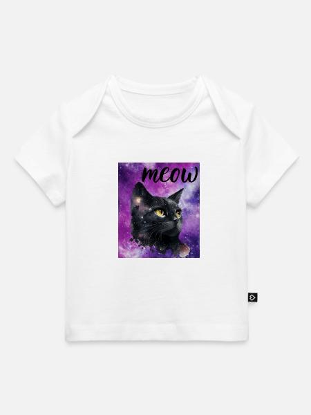 Galaxie-Katze - Baby Premium Organic T-Shirt - Weiß
