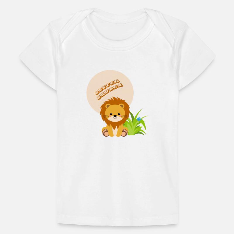 Bester Bruder mit Löwe Baby Premium Organic T-Shirt