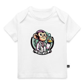 In the Lab - Baby Premium Organic T-shirt - white - Front