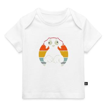 Gekke Labrador - Baby Premium t-shirt biologisch - wit - Voor