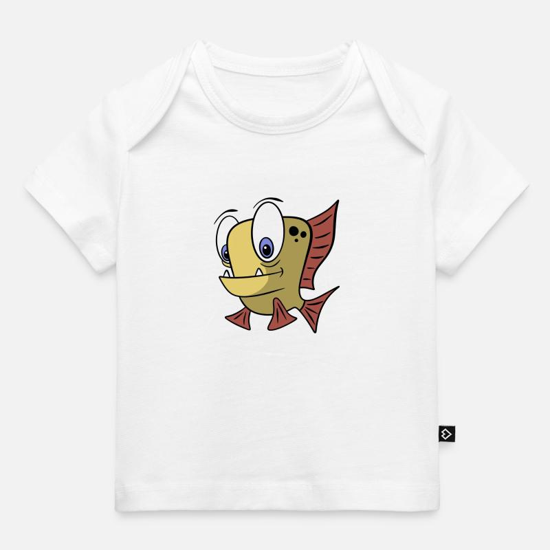 Mâchoires - T-shirt Premium bébé bio - blanc