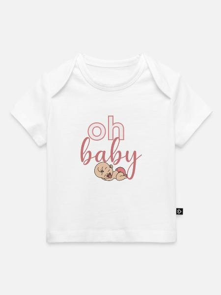 Oh Baby - Baby Premium Organic T-Shirt - Weiß