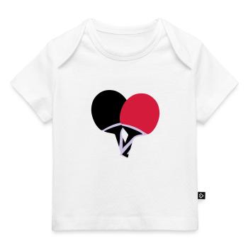 Tischtennis - Baby Premium Organic T-Shirt - Weiß - Vorne
