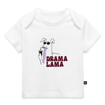 Drama Lama - Baby Premium Organic T-Shirt - Weiß - Vorne