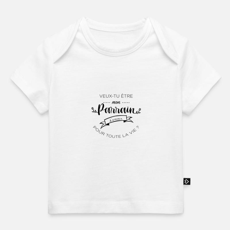 PARRAIN - T-shirt Premium bébé bio - blanc