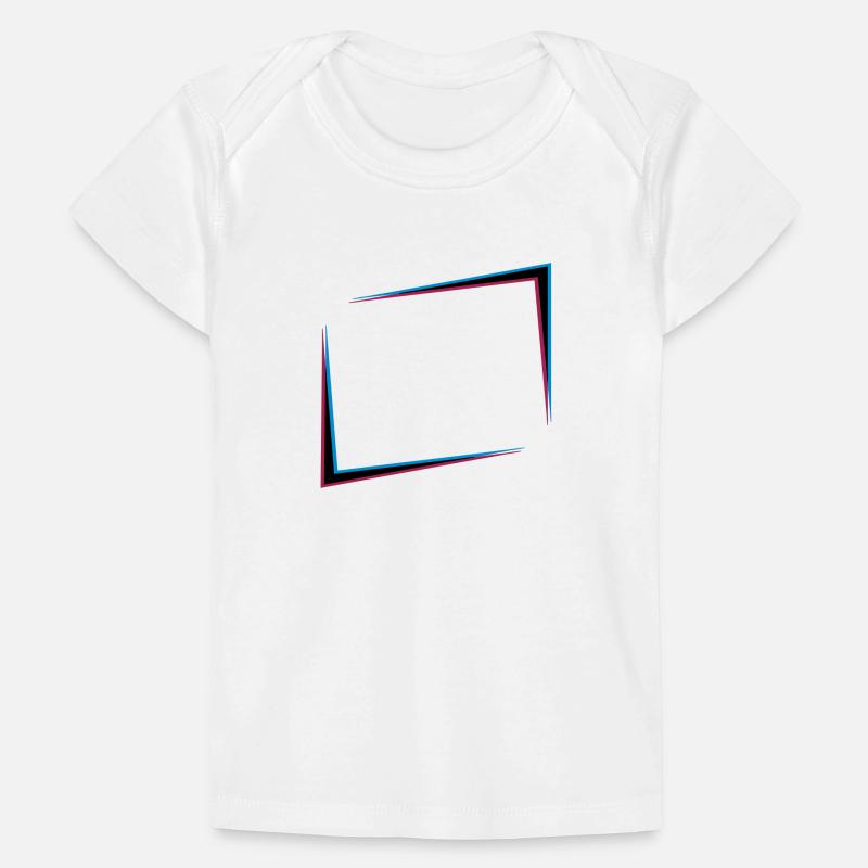 3D effect frame Baby Premium Organic T-shirt