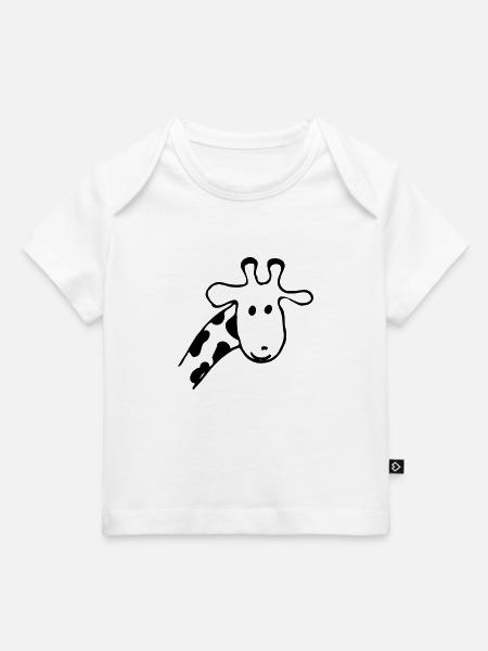 giraffe - Baby Premium Organic T-shirt - white