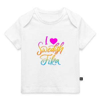 Sweden Sweden Viking Norden Scandinavia fika - Baby Premium Organic T-shirt - white - Front