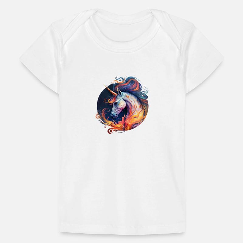 licorne fire T-shirt Premium bébé bio