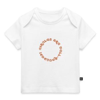 Les cercles sont bien arrondis - T-shirt Premium bébé bio - blanc - Devant