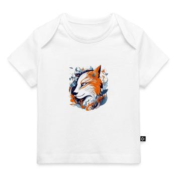 Bayo le renard - T-shirt Premium bébé bio - blanc - Devant