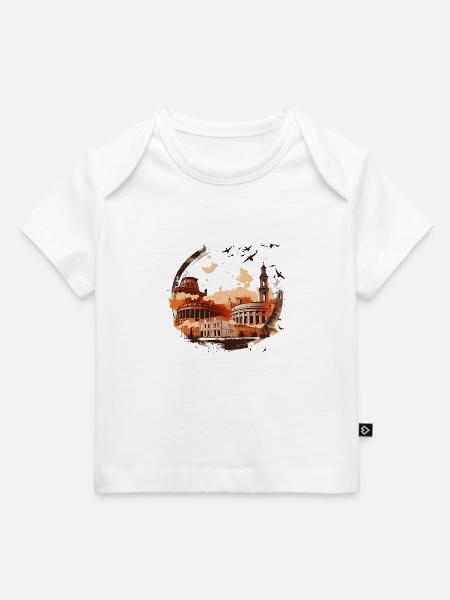 Rom hat eine lange Geschichte - Baby Premium Organic T-Shirt - Weiß