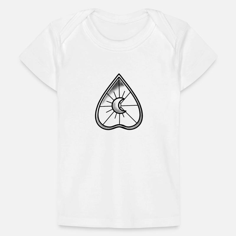 Witchcore Ouija board pointer with crescent moon Baby Premium Organic T-shirt