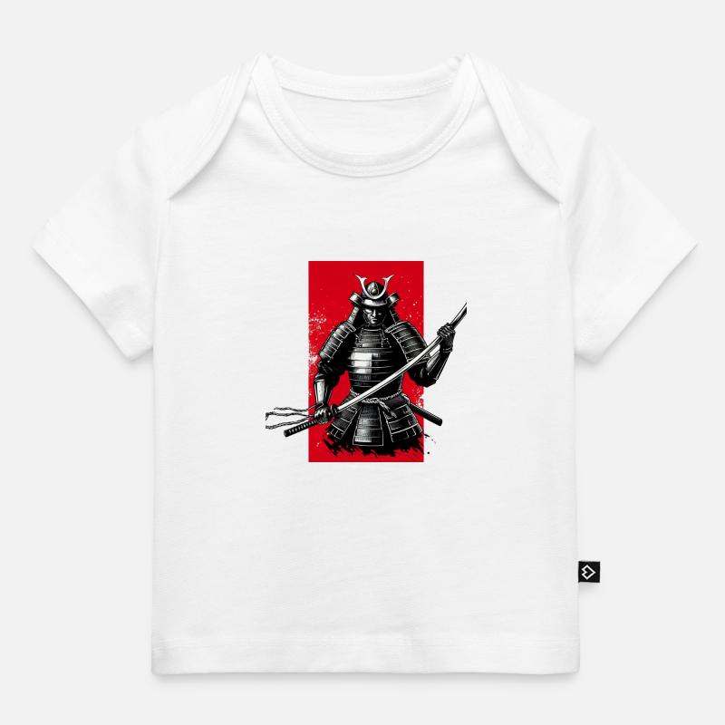 Samouraï - T-shirt Premium bébé bio - blanc