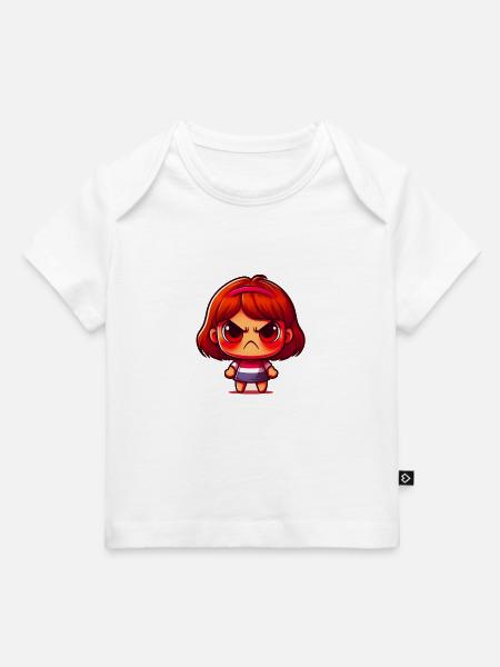 Bockiges Mädchen - Baby Premium Organic T-Shirt - Weiß