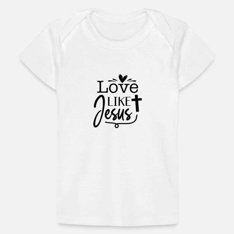 Aimer comme Jésus T-shirt Premium bébé bio