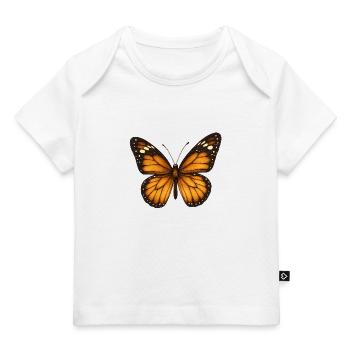 Monarchfalter – zart & majestätisch - Baby Premium Organic T-Shirt - Weiß - Vorne