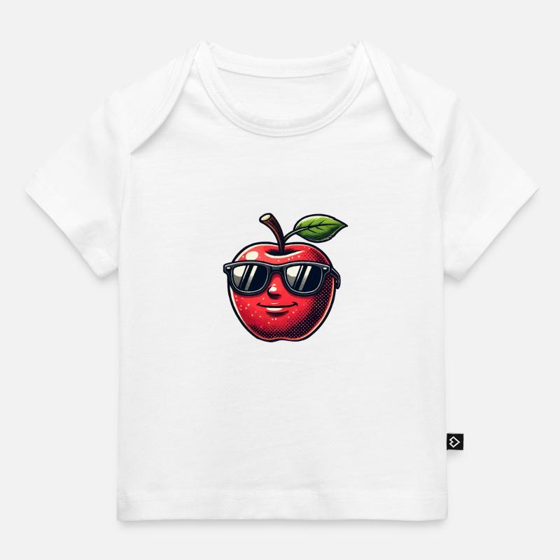 pomme - T-shirt Premium bébé bio - blanc