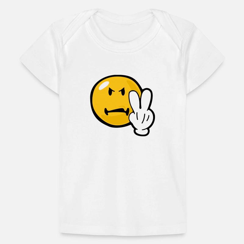 Smiley Anger Hatred Baby Premium Organic T-Shirt