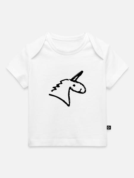 Einhorn - Baby Premium Organic T-Shirt - Weiß