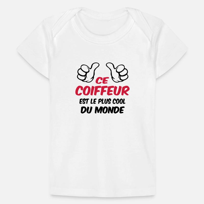 Coiffeur / Coiffeuse / Cheveux / Humour / Geeg / Baby Premium Organic T-shirt