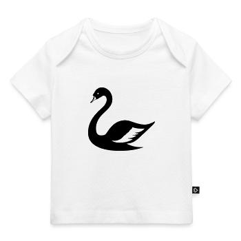 Swan - Baby Premium Organic T-shirt - white - Front