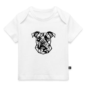 STAFFORDSHIRE BULLTERRIER - Baby Premium Organic T-Shirt - Weiß - Vorne