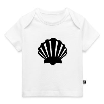 Shell - Baby Premium Organic T-shirt - white - Front