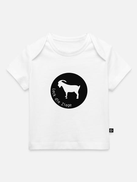 Leck die Ziege - Baby Premium Organic T-Shirt - Weiß
