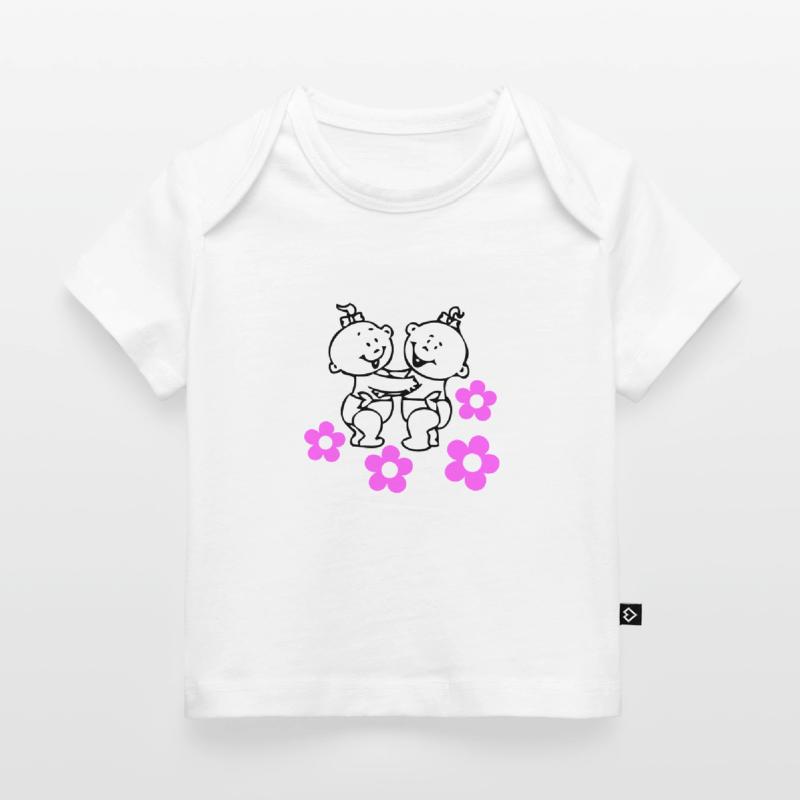 due gemelle © T-shirt Premium neonato bio
