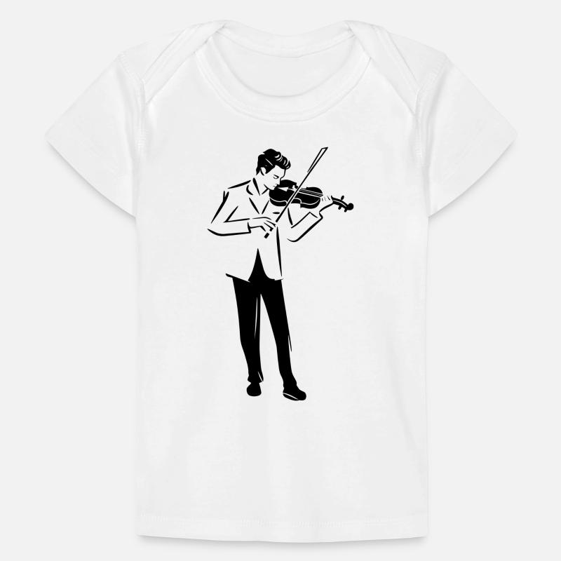 Violinist Drawing Baby Premium Organic T-shirt