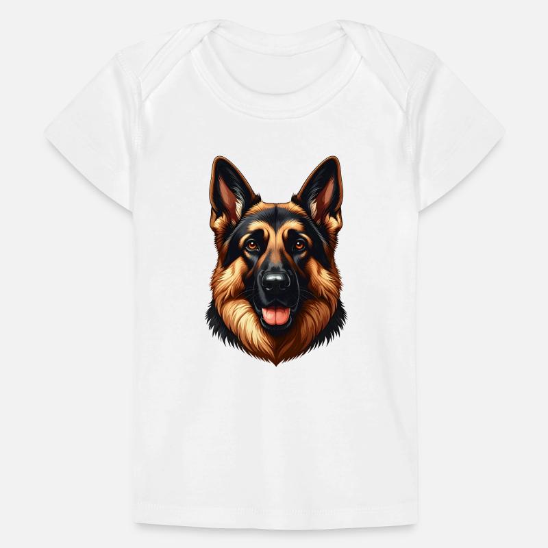 German Shepherd Dog Baby Premium Organic T-shirt