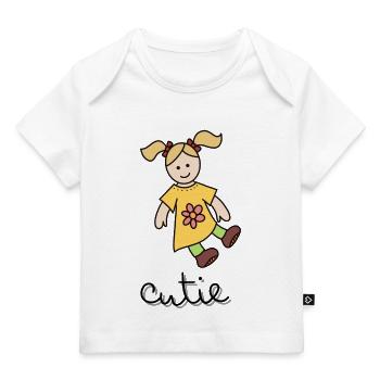 CUTIE - T-shirt Premium bébé bio - blanc - Devant