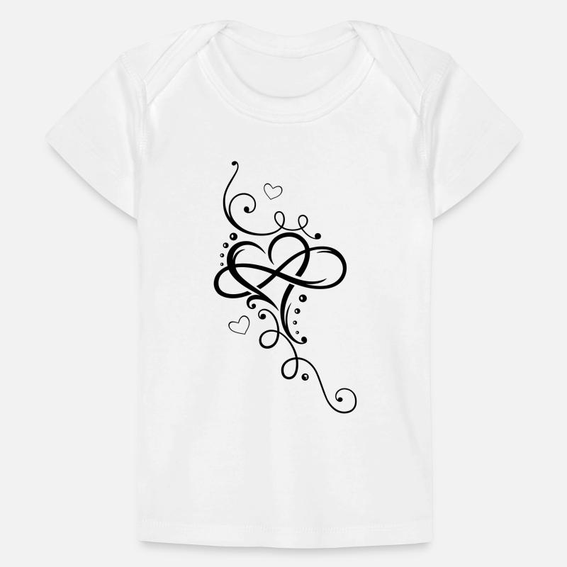 Herz, Unendlichkeit, heart, infinity Baby Premium Organic T-Shirt