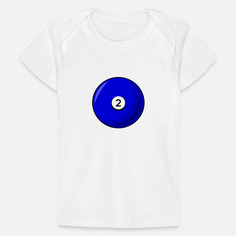Billiard ball 2 blue Billiards two Baby Premium Organic T-shirt
