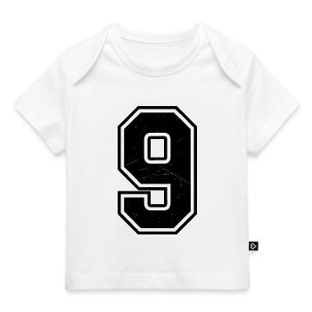 Neuf cassé au look scratch - T-shirt Premium bébé bio - blanc - Devant