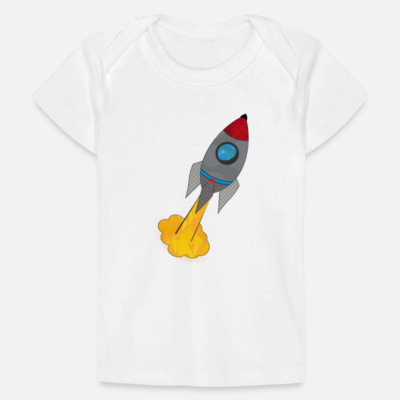 Fusée colorée au lancement T-shirt Premium bébé bio