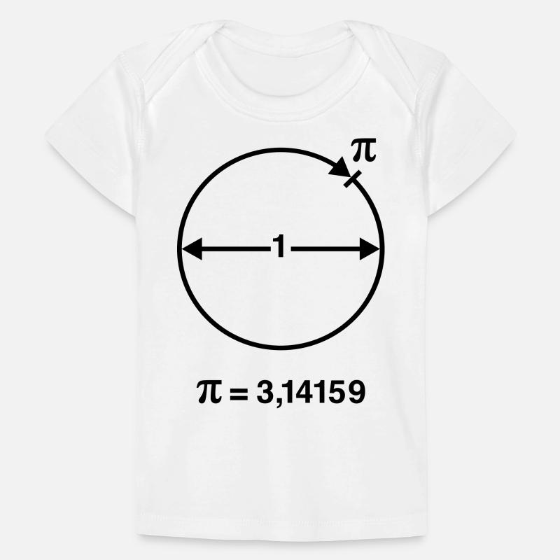 Pi / Circle Number / ∏ / π (Math / Geometry) INT Baby Premium Organic T-shirt