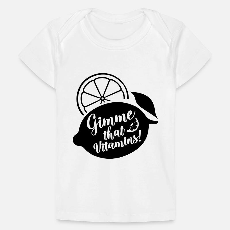 Limonade d'été ironique Gimme Lemons Vitamines T-shirt Premium bébé bio