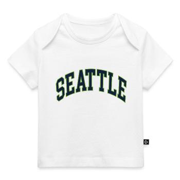 Seattle - Baby Premium Organic T-shirt - white - Front