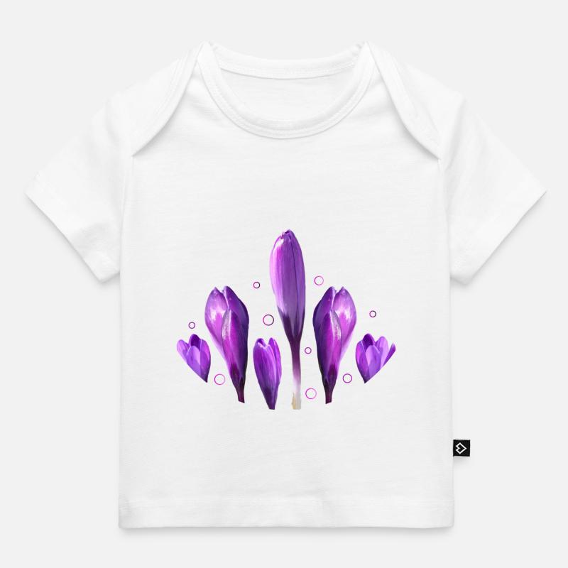 Crocuses Spring Spring Beginning - Baby Premium Organic T-shirt - white