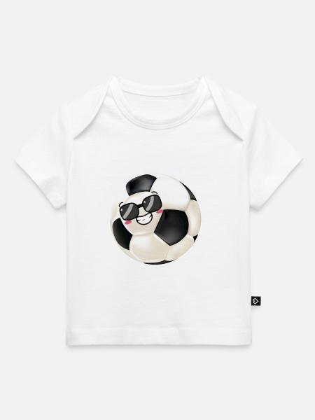 children's soccer ball - Baby Premium Organic T-shirt - white