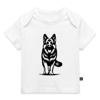 German Shepherd - Baby Premium Organic T-shirt - white - Front
