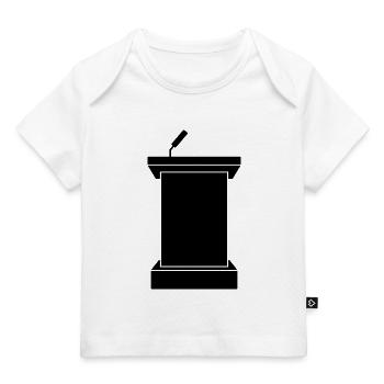 Podium stage - Baby Premium Organic T-shirt - white - Front