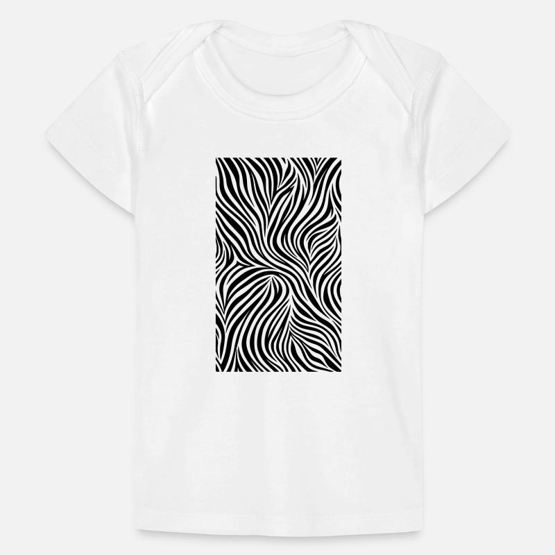 Zebra Stripe Zebra Pattern Stripe Black White Baby Premium Organic T-shirt