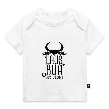 LAUSBUA Bayrisch Geschenkidee - Baby Premium Organic T-Shirt - Weiß - Vorne
