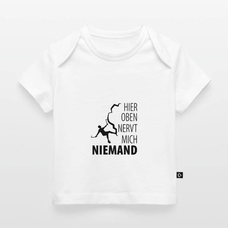 Eisklettern Eiskletterer Eispickel Baby Premium Organic T-Shirt