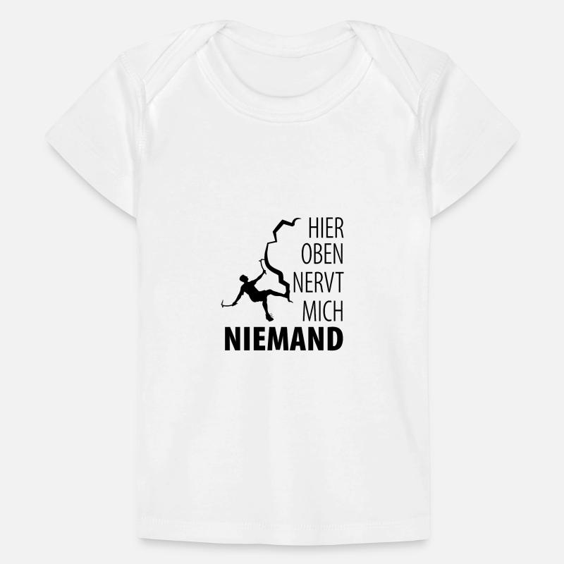 Eisklettern Eiskletterer Eispickel Baby Premium Organic T-Shirt