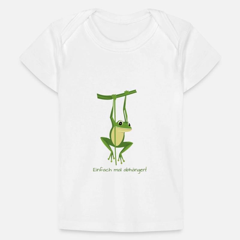 Frosch abhaengend Baby Premium Organic T-Shirt