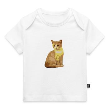 Chat Chat - T-shirt Premium bébé bio - blanc - Devant